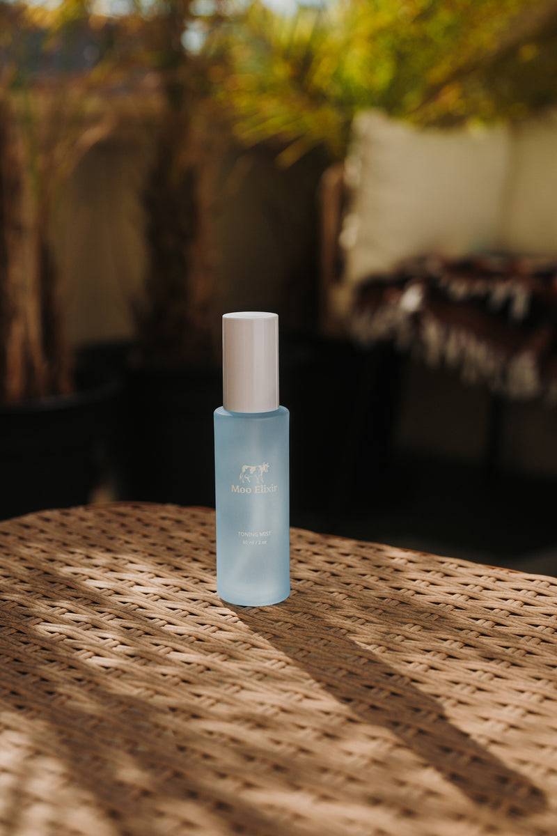 Moo Elixir Toning Mist for refreshing and hydrating skin