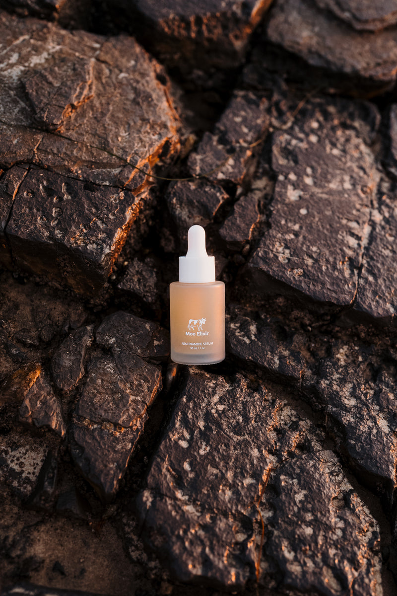 Niacinamide serum for acne treatment, brightening, soothing, and improving skin texture with natural ingredients